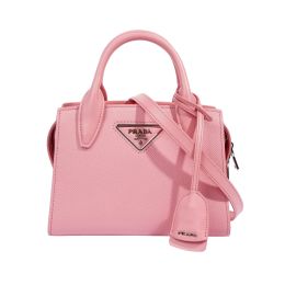 Prada “Kristen” Mini Handbag in Petalo Pink Safiano Calf Leather