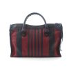 Balenciaga "Classic City" Small Striped Satchel in Arena Leather