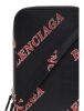 Balenciaga "Sport Print" Cellphone Holder in Calf Leather - Black