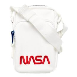 Balenciaga “Nasa Logo” Phone Holder in Recycled Nylon - White