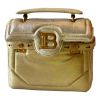 Balmain “B-Buzz 23” Handbag in Calf Leather - Metallic Gold