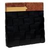 Bottega Veneta "BV Snap" Clutch in Posh Woven Napa Leather