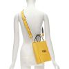 Fendi Roma 2 Way Tote/Crossbody Bag in Calf Leather -Yellow