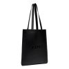 Fendi “Roma” Large Emb. Logo Tote Bag in Calf Leather - Black