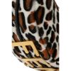 Fendi “Fendigraphy” Shoulder Bag in Shearling Fur - Animal Print