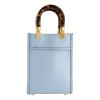 Fendi Mini "Sunshine" Shopper Tote in Calf Leather - Baby Blue