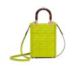 Fendi Mini "Sunshine" Calf Leather Shopper/Tote - Wasabi Green