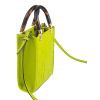 Fendi Mini "Sunshine" Calf Leather Shopper/Tote - Wasabi Green