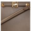 Fendi "Touch" Shoulder Bag in Luxurious Calf Leather - Taupe