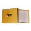 Fendi “Peekaboo” Vitello Grained Calf Leather Card Case Wallet