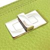 Fendi “Peekaboo” Vitello Grained Calf Leather Card Case Wallet