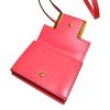 Fendi Micro Baguette Trifold Wallet in Calf Leather - Dahlia Pink