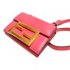 Fendi Micro Baguette Trifold Wallet in Calf Leather - Dahlia Pink