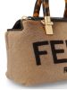 Fendi Roma “By The Way” Mini Crossbody Bag in Shearling Fur