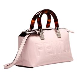 Fendi “By The Way” Mini Crossbody Bag in Patent Leather - Pink