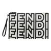 Fendi/Marc Jacobs Large Calf Leather Fendi Roma Pouch/Clutch