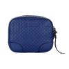 Gucci “Bree” MicroGuccissima Calf Leather Blue Crossbody Bag