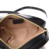 Gucci "Ophidia" Shoulder Bag in Suede/Textured Patent Leather