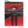 Gucci "Ophidia" Shoulder Bag in Suede/Textured Patent Leather