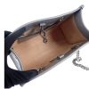 Gucci "GG" Medium Shoulder Bag in Gray Marmont Calf Leather