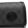 Gucci Mini Vertical Crossbody Bag in Black GG Supreme Canvas