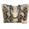 Jimmy Choo "Martina" Tote Bag in Soft Calf Leather - Snake Print