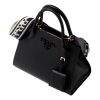 Prada Handbag/Tote Bag w/ Web Strap in Safiano Calf Leather