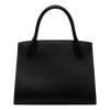 Prada Handbag/Tote Bag w/ Web Strap in Safiano Calf Leather