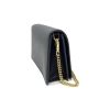 "Miniborse" Crossbody Bag in Vitello Move Leather - Classic Black