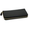 Prada Wrap-Around Zipper Wallet in Vitello Move Calf Leather