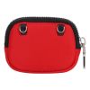 Prada Cargo Mini Pouch in Tessuto Nylon with a Lanyard – Red