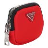 Prada Cargo Mini Pouch in Tessuto Nylon with a Lanyard – Red