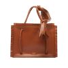 Valentino Garavani "The Rope" Fringe Vitello Leather Tote Bag