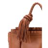 Valentino Garavani "The Rope" Fringe Vitello Leather Tote Bag