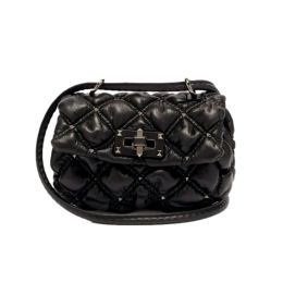 Valentino Garavani Spike Me Small Calf Leather Crossbody Bag