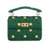 Valentino Garavani Roman Stud Knitted Cashmere Shoulder Bag