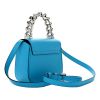 Versace “La Medusa” Mini Handbag in Luxury Calf Leather – Blue