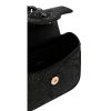 Versace “La Medusa” Crystal Mini Handbag - Black Silk