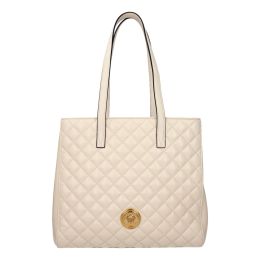 Versace “La Medusa” Tote Bag in Quilted Calf Leather - Ivory