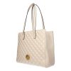 Versace “La Medusa” Tote Bag in Quilted Calf Leather - Ivory