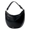 Versace "Repeat La Medusa" Calf Leather Shoulder Bag - Black