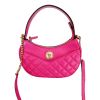 Versace "La Medusa" Half Moon Handbag in Quilted Calf Leather