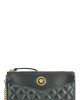 Versace “La Medusa” Quilted Calf Leather Black Crossbody Bag