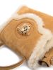 Versace “La Medusa” Mini Calf Leather/Shearling Fur Handbag