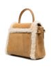 Versace “La Medusa” Mini Calf Leather/Shearling Fur Handbag