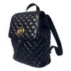 Versace "Medusa" Backpack in Quilted Lambskin Leather