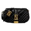 Versace Greca Goddess Quilted Calf Leather Mini Shoulder Bag