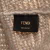 Fendi “FF” Large Versatile Tote Bag in Soft Knitted Cashmere