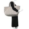 Fendi “FF” Large Versatile Tote Bag in Soft Knitted Cashmere