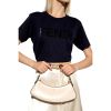 Fendi "O' Lock Swing" Luxurious Calf Leather Shoulder Bag